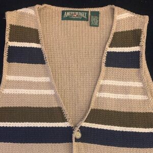 🦅AMERICAN EAGLE🦅 Button Down Vest Sweater